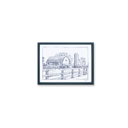 Framed Sketch Art Barn Print (Set of 2) alternate view 2