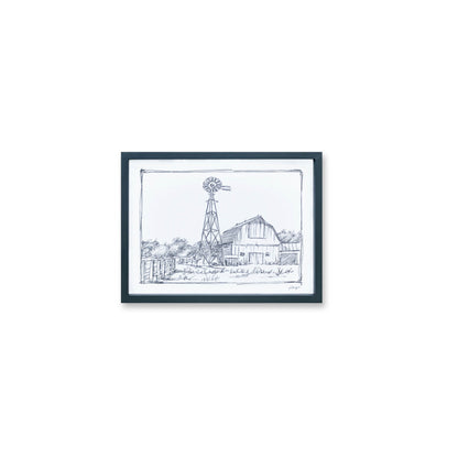 Framed Sketch Art Barn Print (Set of 2) alternate view 3