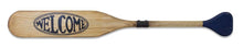 Wooden Oar Welcome Sign 35.5"L