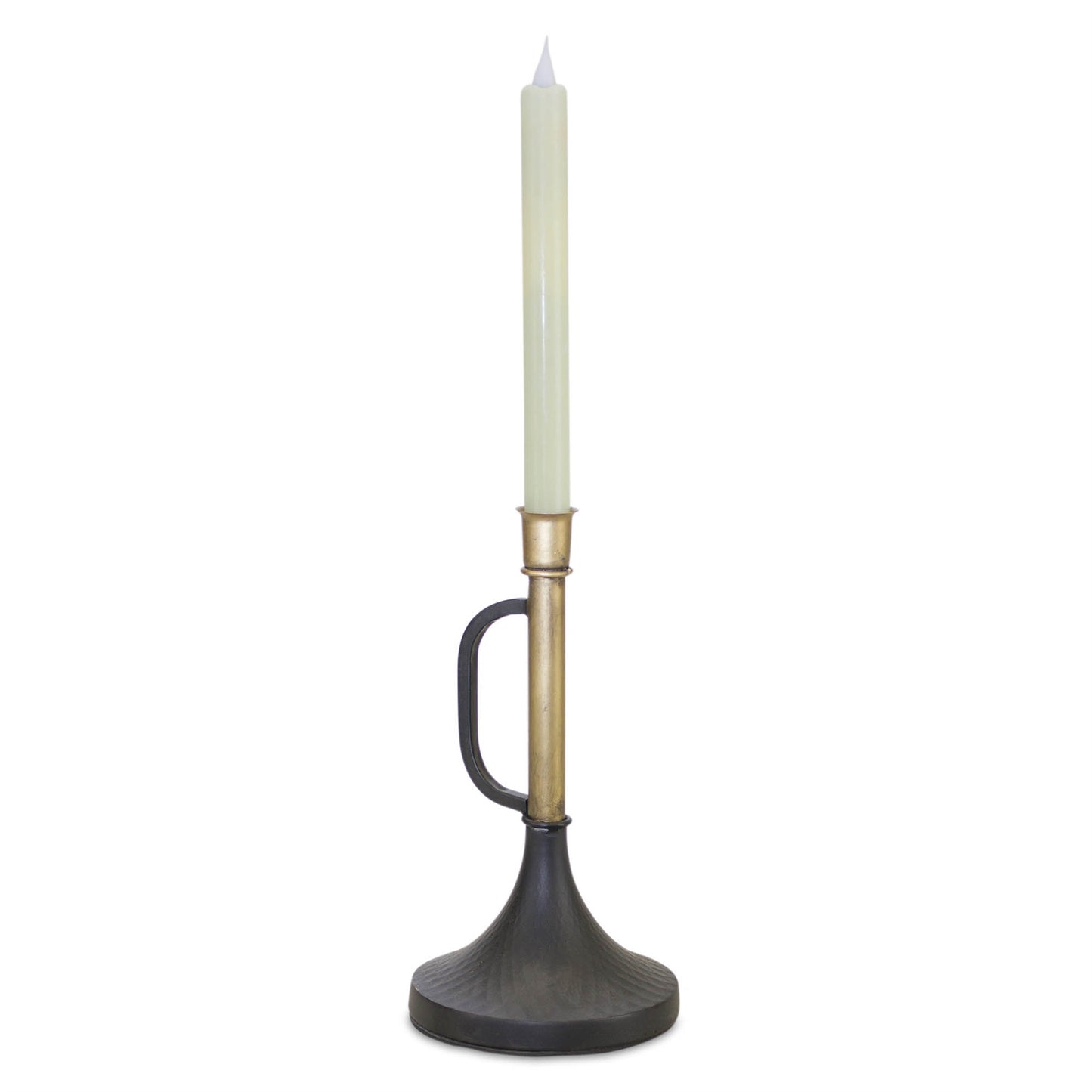 Metal Trumpet Taper Candle Holder (Set of 2) alternate view 3