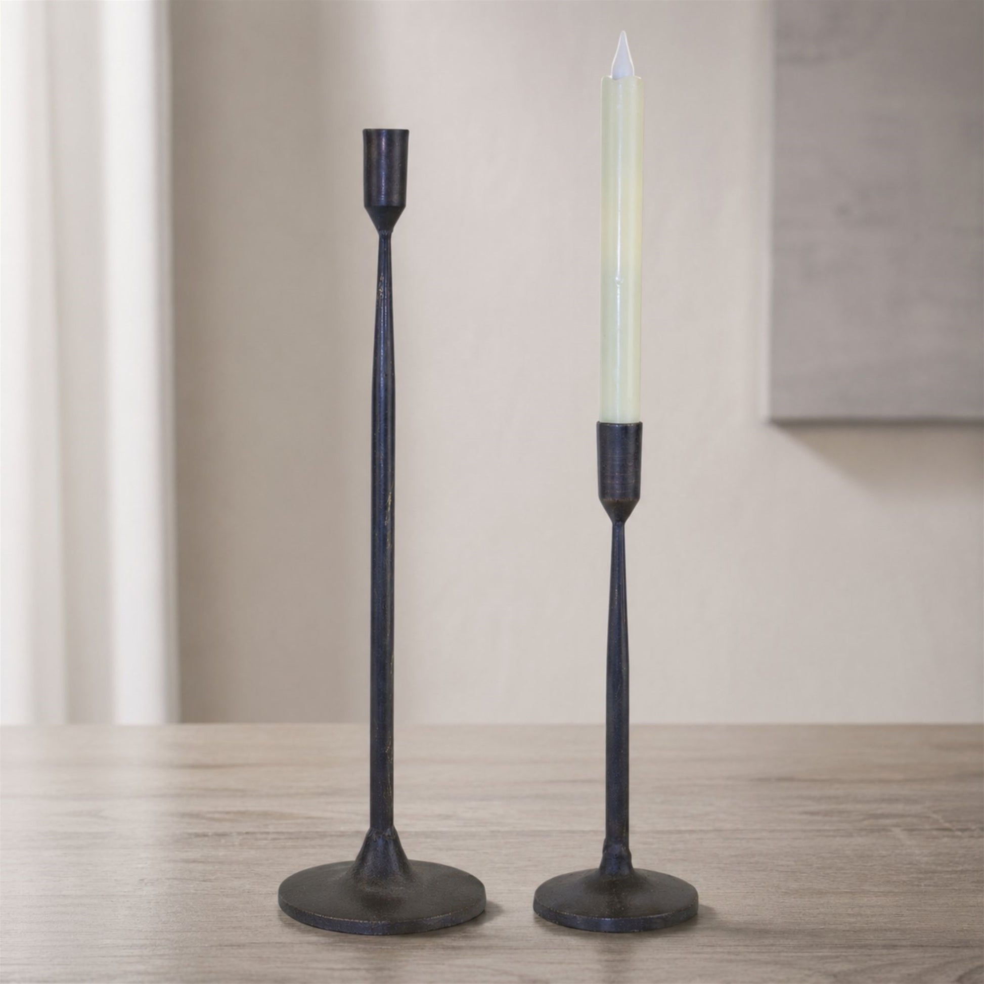 Metal Taper Candle Holder (Set of 2) alternate view 2