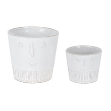 Porcelain Face Planter (Set of 2)