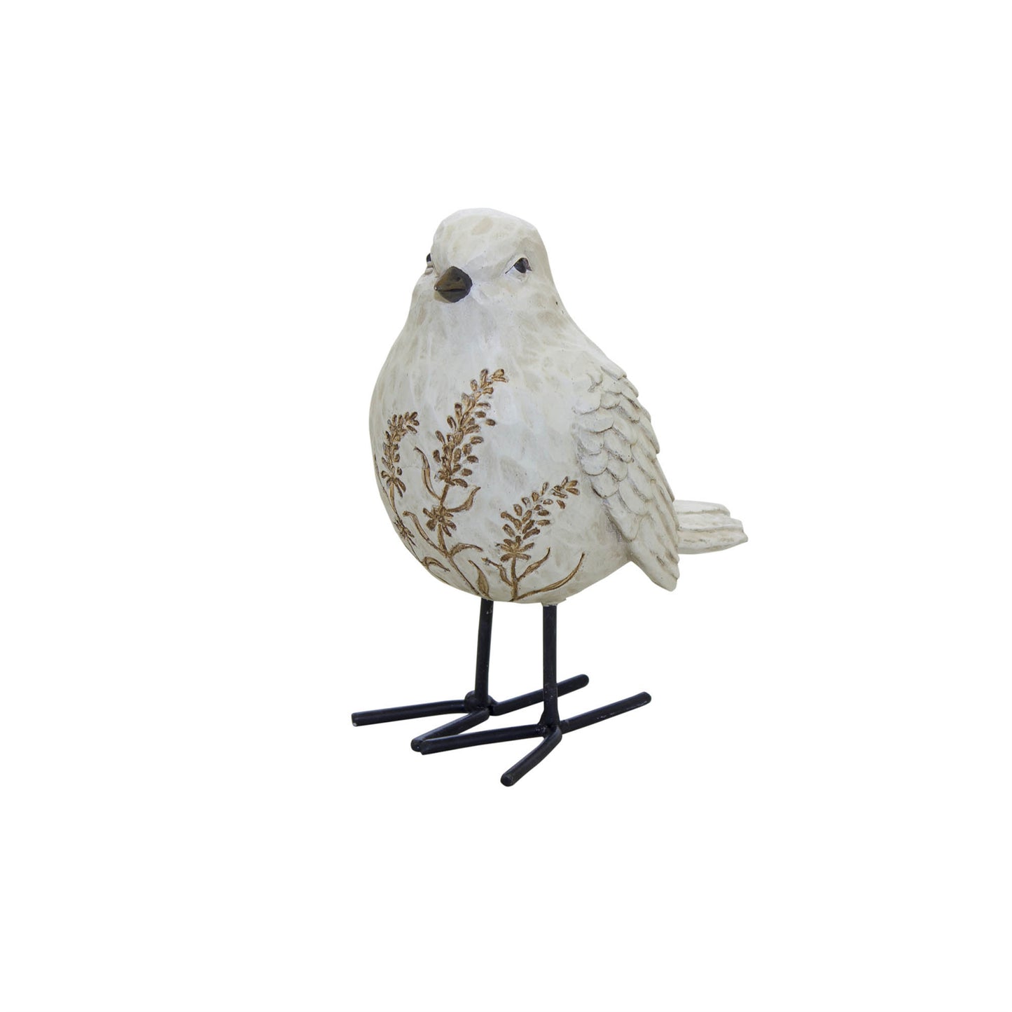 Bird Figurine with Carved Floral Design (Set of 2) alternate view 5