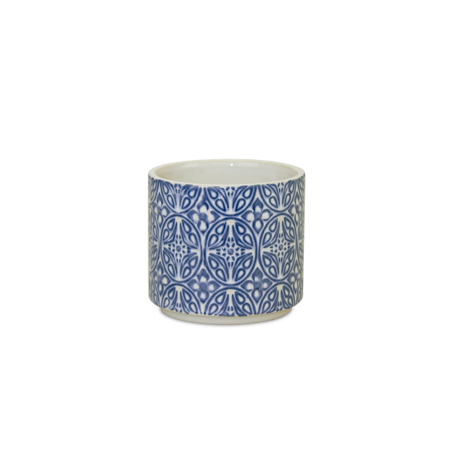Ornamental Blue and White Ceramic Pot (Set of 2) alternate view 5