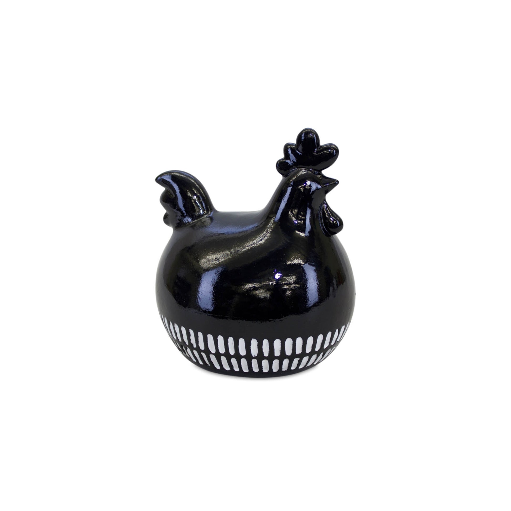 Modern Black and White Chicken Decor (Set of 2) alternate view 4