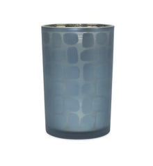 Navy Frosted Glass Candle Holder (Set of 2) alternate view 2