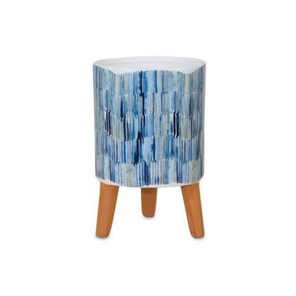 Watercolor Planter with Terra Cotta Legs (Set of 2) alternate view 4