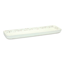 White Washed Mango Wood Dough Bowl Tray (Set of 2) alternate view 2