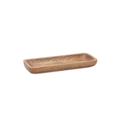 Natural Mango Wood Dough Bowl Tray (Set of 2) alternate view 4