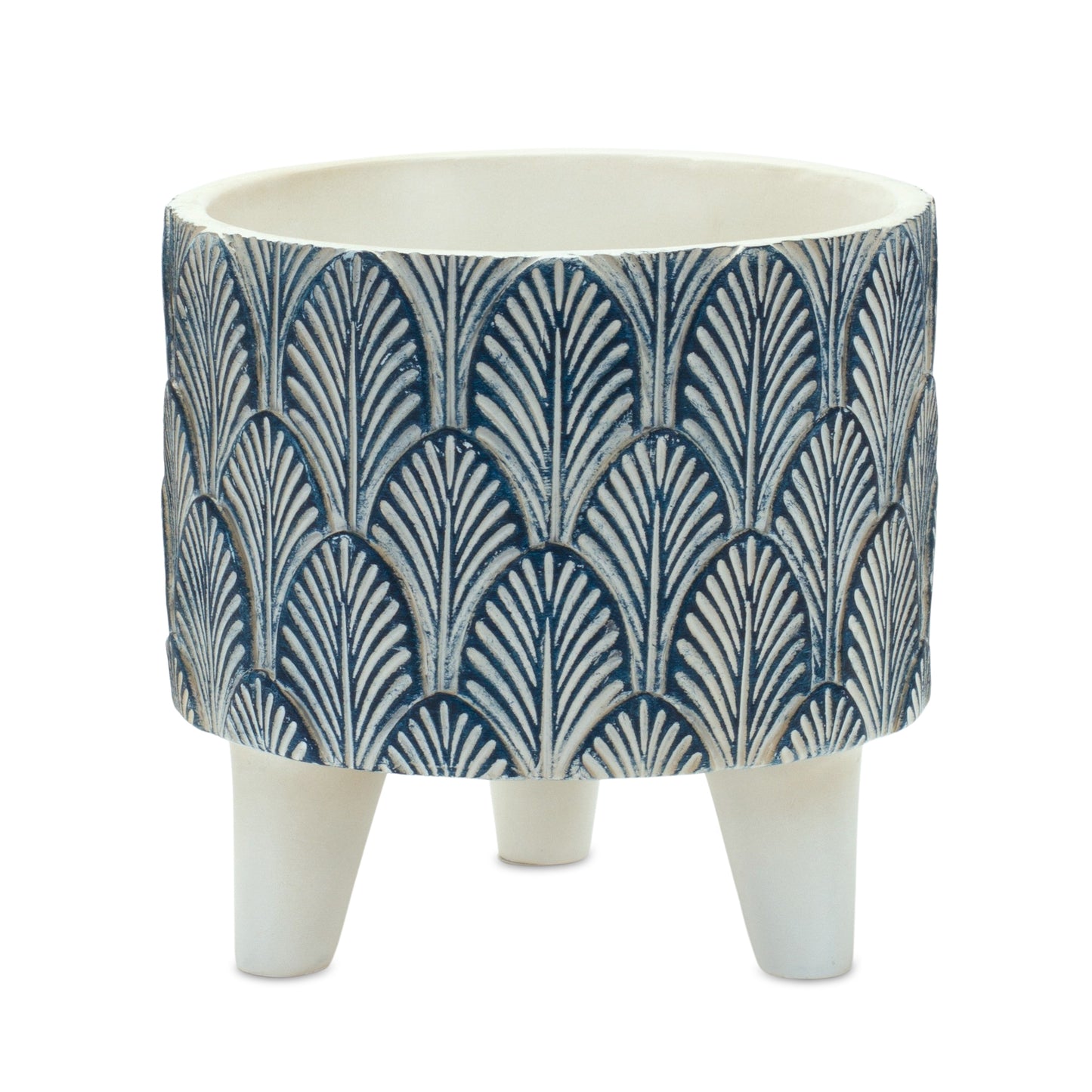 Geometric Leaf Planter with Legs (Set of 2) alternate view 2