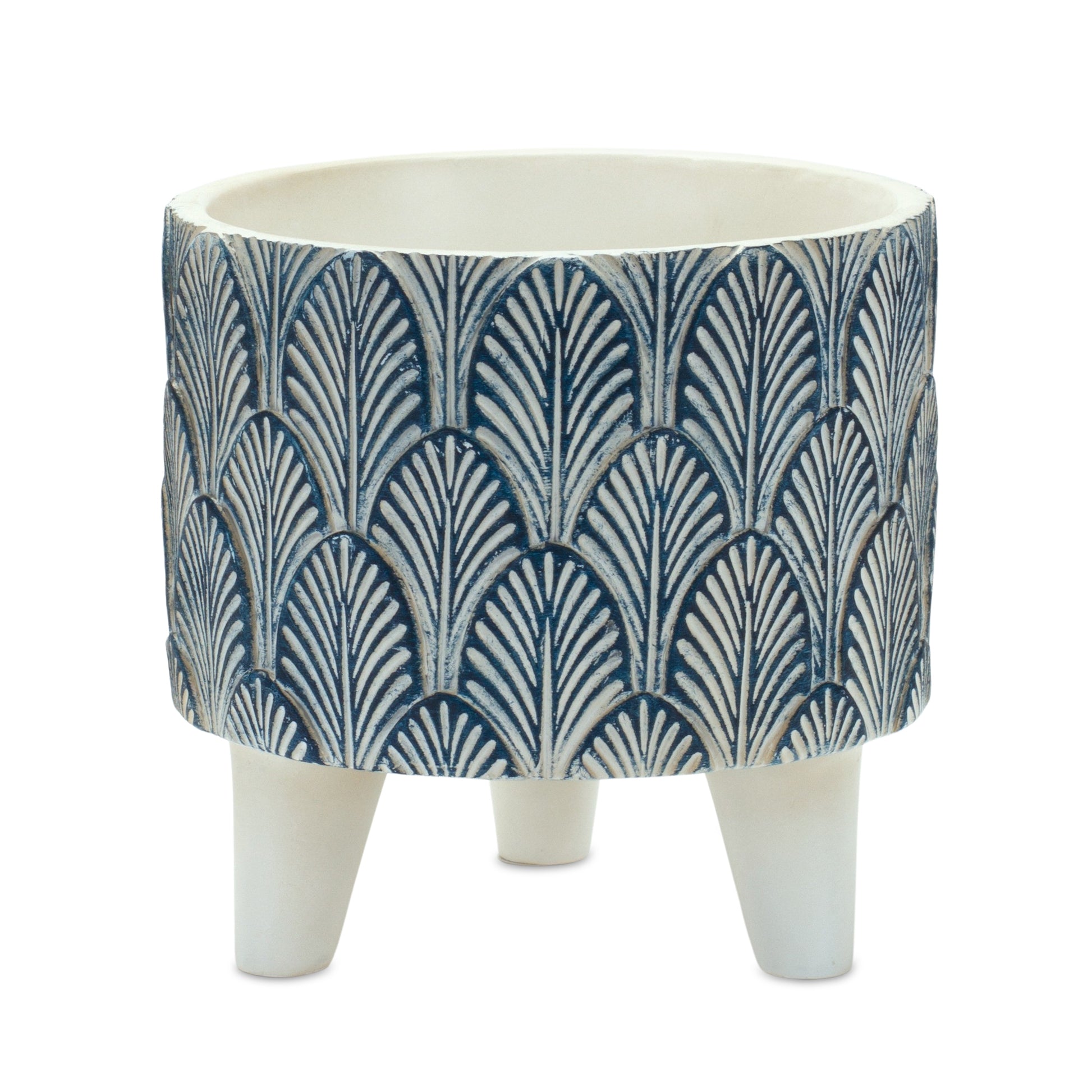 Geometric Leaf Planter with Legs (Set of 2) alternate view 2