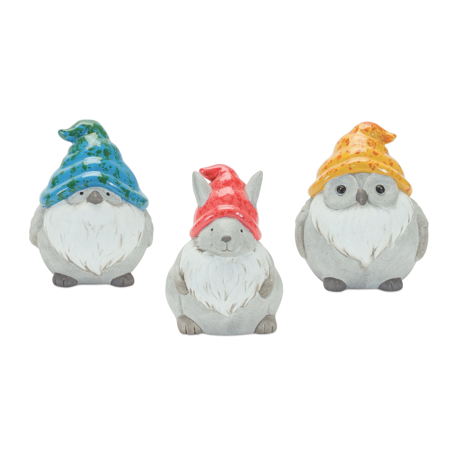 Whimsical Animal Gnome Garden Statue (Set of 6) alternate view 2