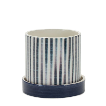 Geometric Pattern Planter with Plate (Set of 2) alternate view 3