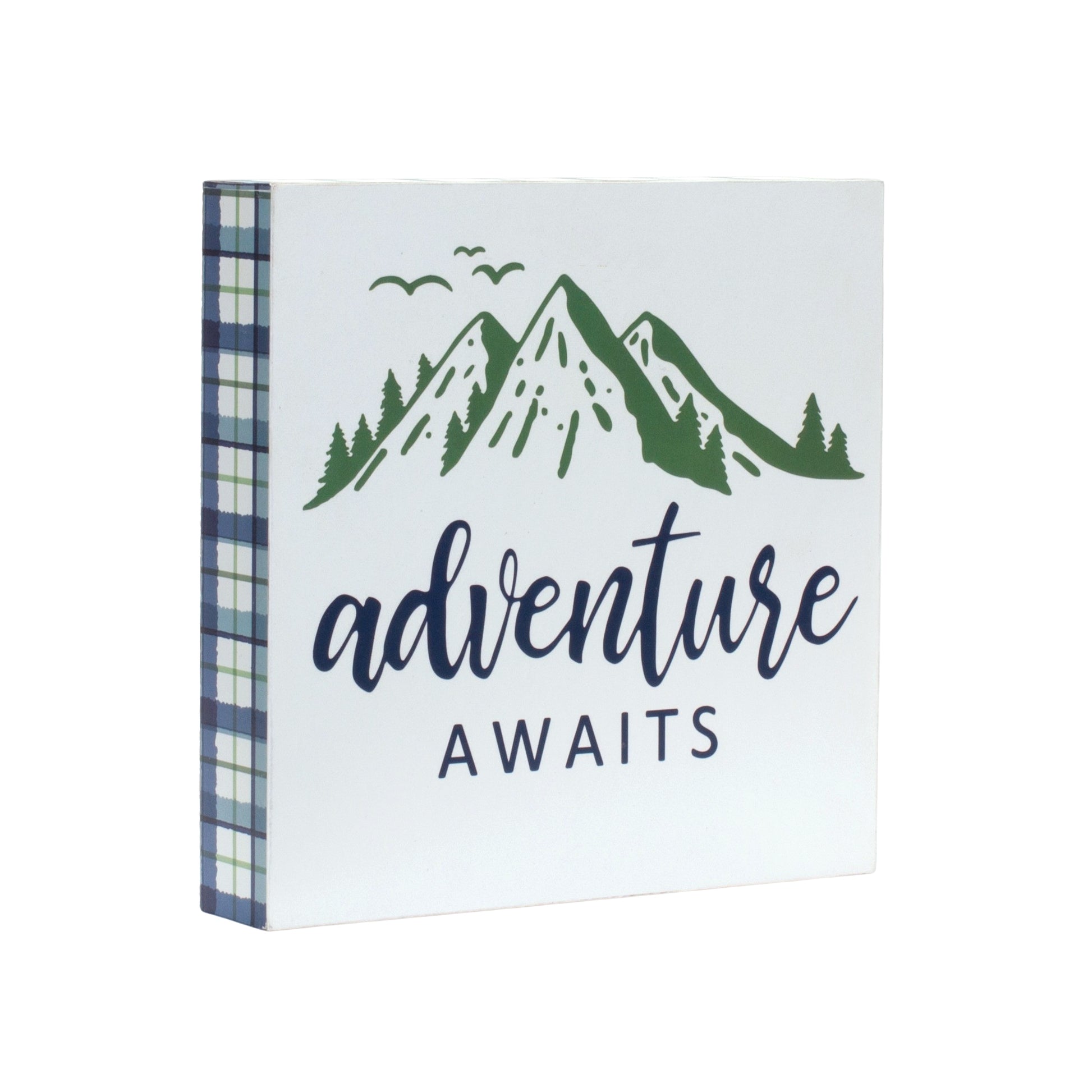 Wood Adventure Block Sentiment Sign (Set of 4) alternate view 4