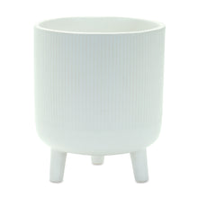 Ribbed Stone Footed Planter (Set of 2) alternate view 2