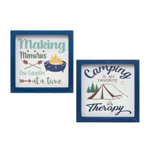 Wood Framed Camping Sentiment Sign (Set of 4) alternate view 2