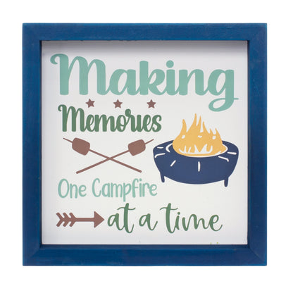 Wood Framed Camping Sentiment Sign (Set of 4) alternate view 3