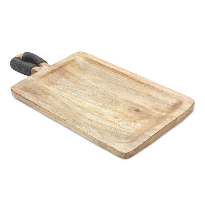 Mango Wood Cutting Board Style Tray (Set of 2) alternate view 2