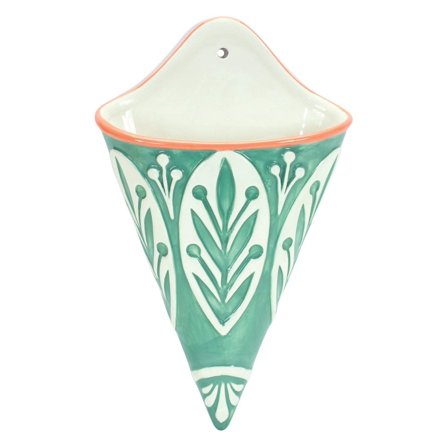 Ornamental Ceramic Wall Pocket (Set of 2) alternate view 3