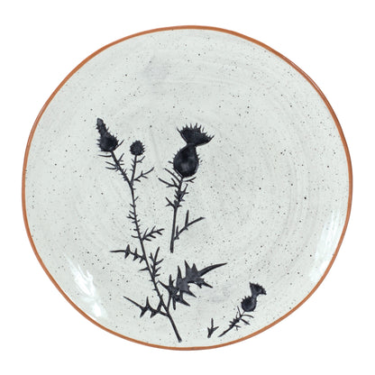 Rustic Thistle Etched Plate with Speckled Finish (Set of 4) alternate view 4