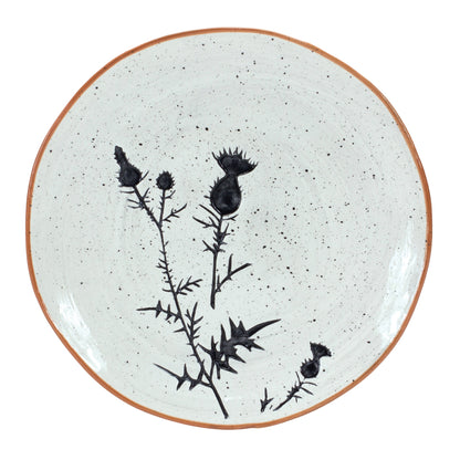 Rustic Thistle Etched Plate with Speckled Finish (Set of 4) alternate view 5
