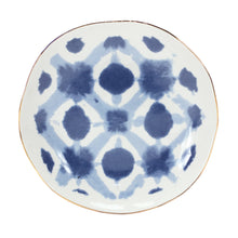 Coastal Tie-Dye Design Ceramic Plate (Set of 4) alternate view 2