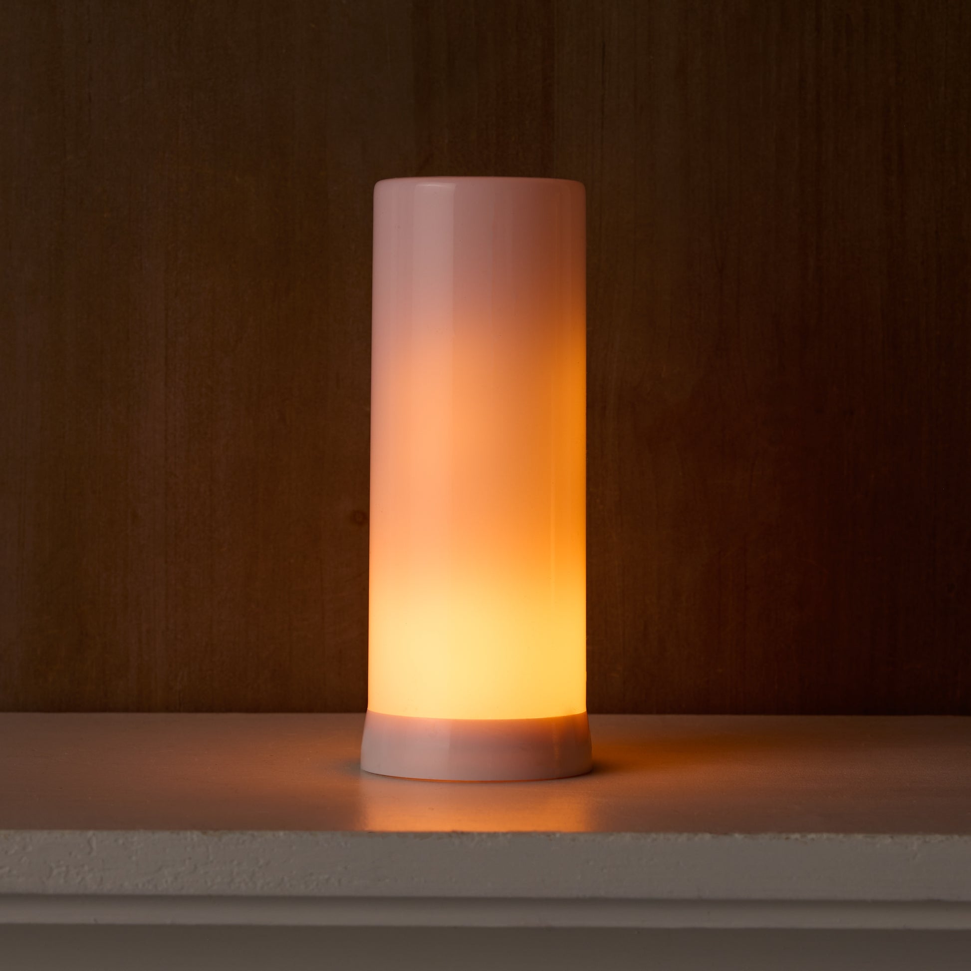 LED FIA Flame Designer Candle with ORANGE Hue 7.5"H alternate view 2