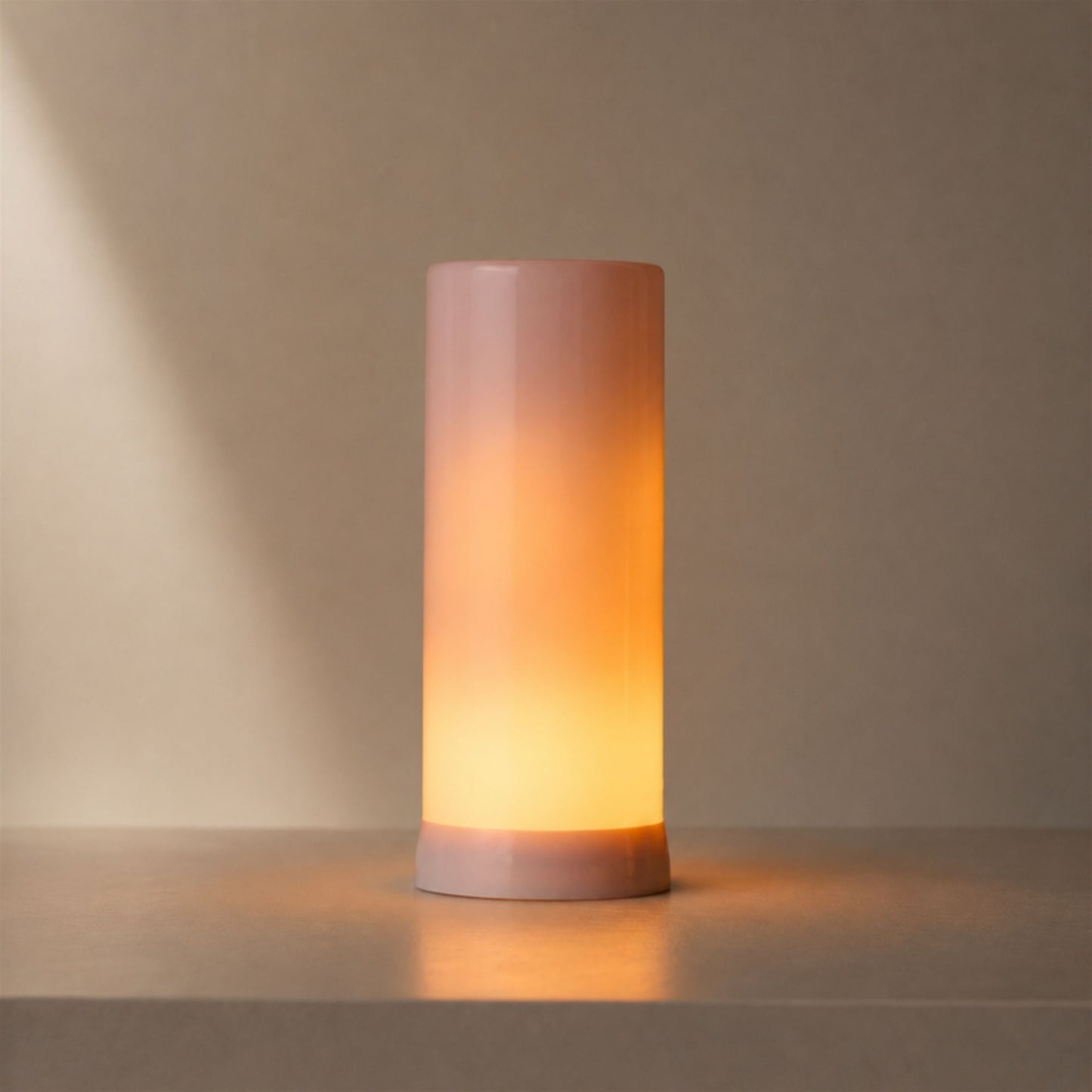LED FIA Flame Designer Candle with ORANGE Hue 7.5"H alternate view 3
