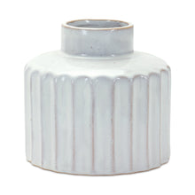 Ribbed Porcelain Vase with Washed Finish (Set of 2) alternate view 2