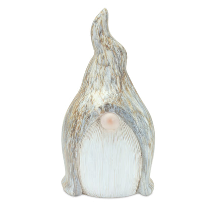 Modern Terra Cotta Gnome Figurine with Marble Finish (Set of 2) alternate view 4