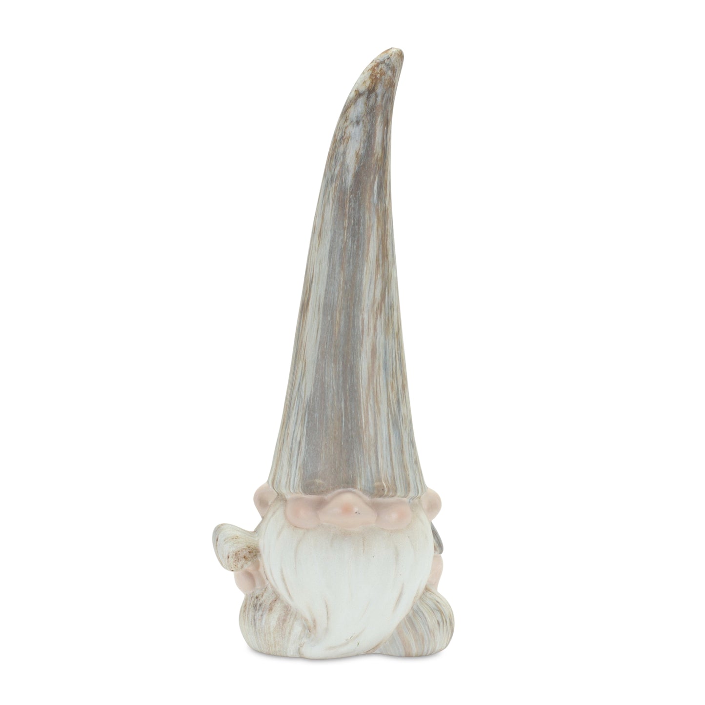 Modern Terra Cotta Gnome Figurine with Marble Finish (Set of 2) alternate view 3