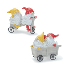 Whimsical Garden Gnome Figurine Riding a Scooter and Wheelbarrow (Set of 4) alternate view 2