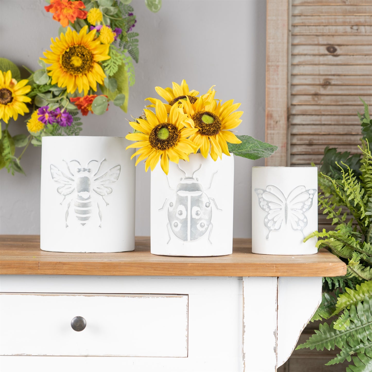 Brushed Metal Insect Pot (Set of 3) alternate view 2