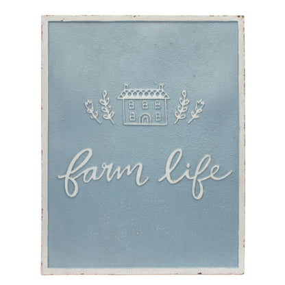 Metal Farm Life Sentiment Sign (Set of 2) alternate view 3
