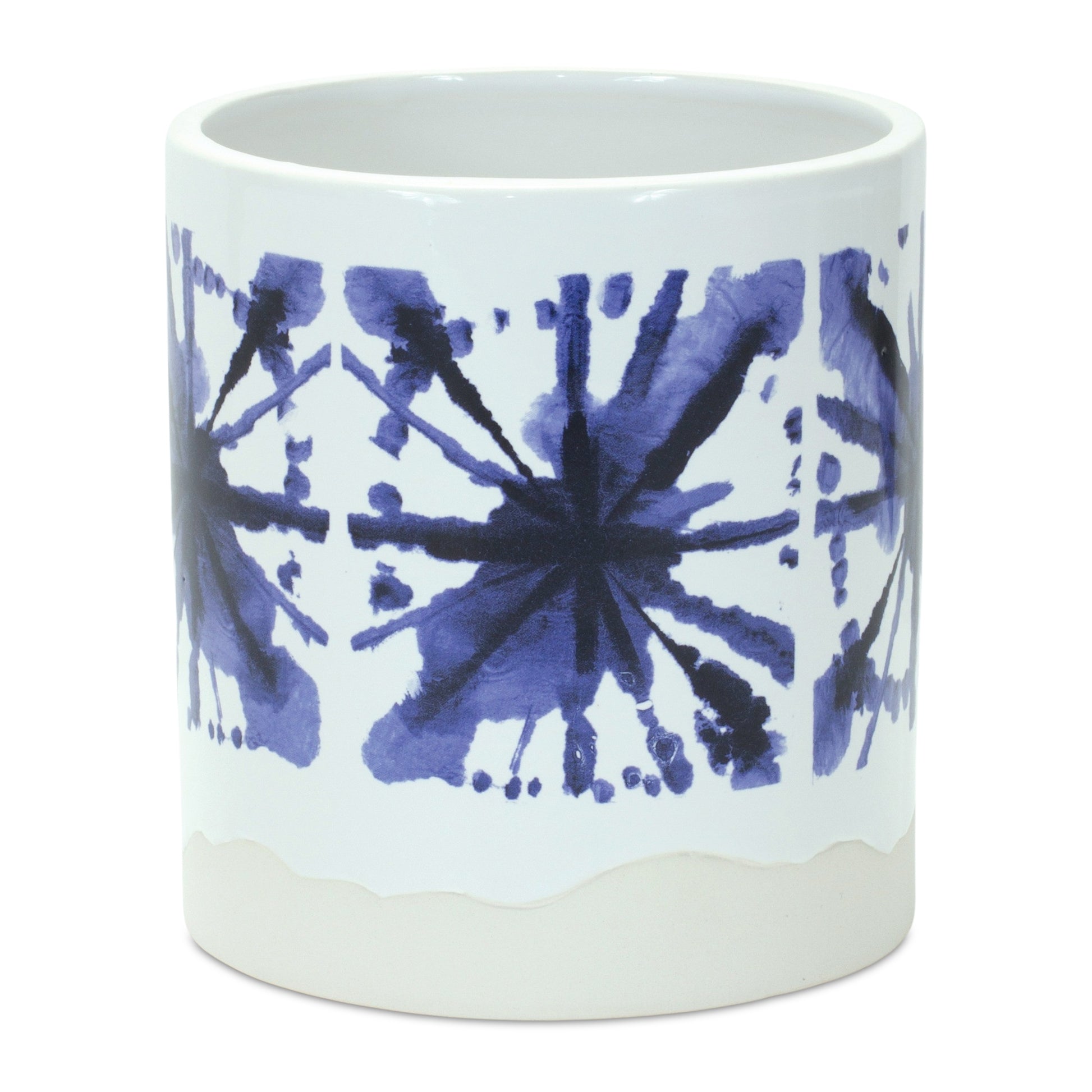 Tie-Dye Print Ceramic Pot (Set of 2) alternate view 2