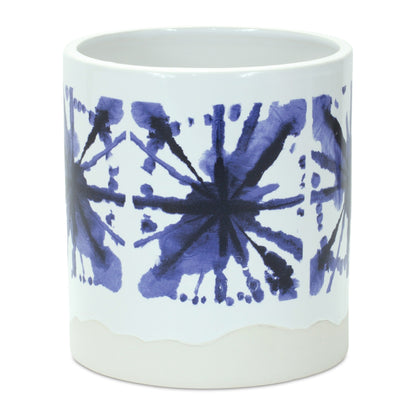 Tie-Dye Print Ceramic Pot (Set of 2) alternate view 2