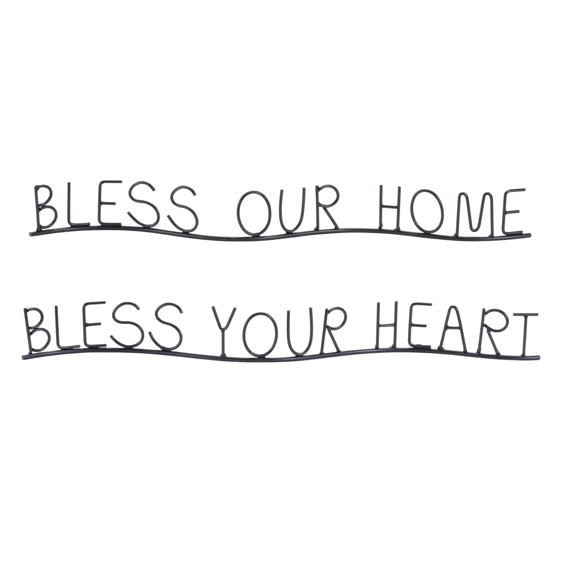Bless Our Home and Heart Sentiment Decor (Set of 4) alternate view 2