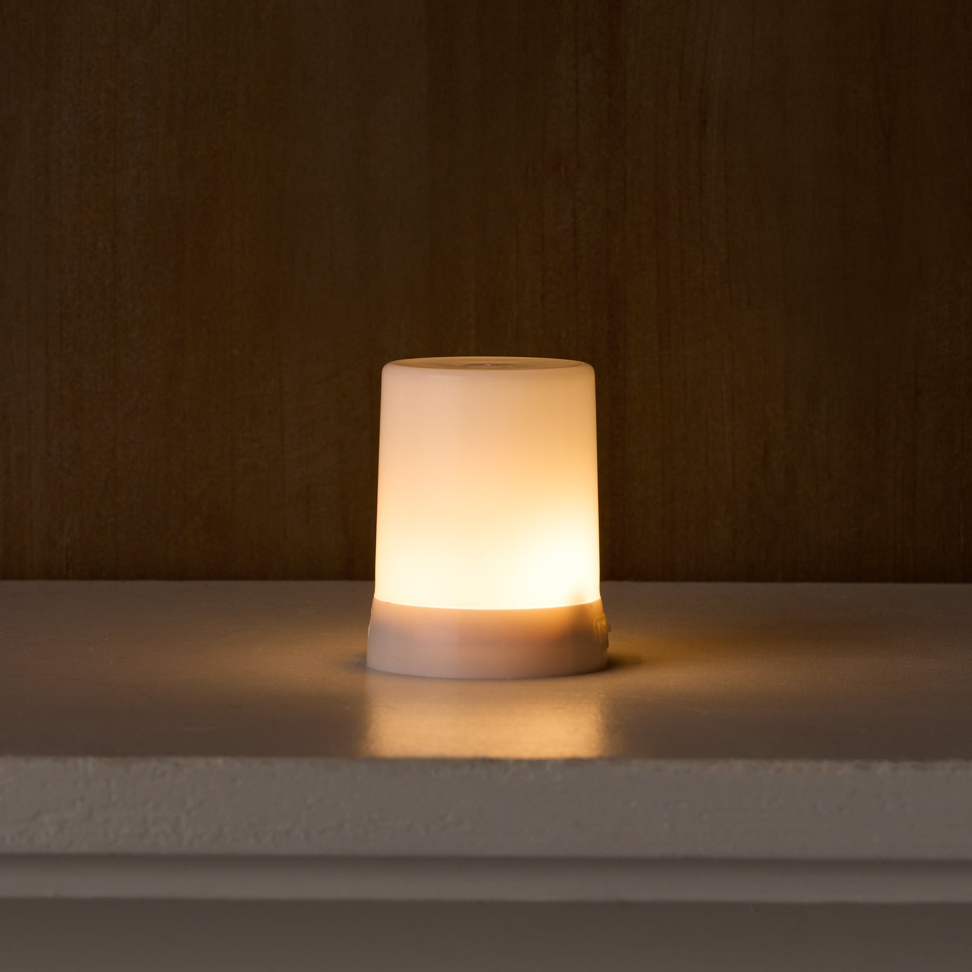 LED FIA Flame Designer Candle with White Hue 3"H alternate view 2