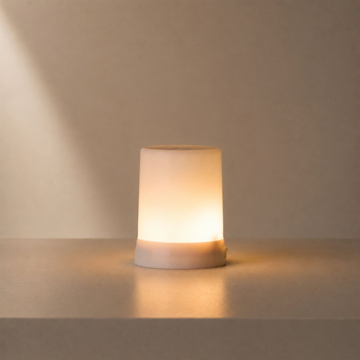 LED FIA Flame Designer Candle with White Hue 3"H alternate view 3