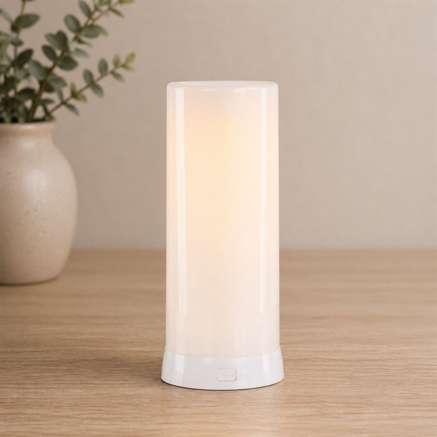 LED FIA Flame Designer Candle with White Hue 7.5"H alternate view 2