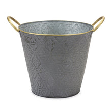 Metal Aztec Pail Planter (Set of 3) alternate view 2
