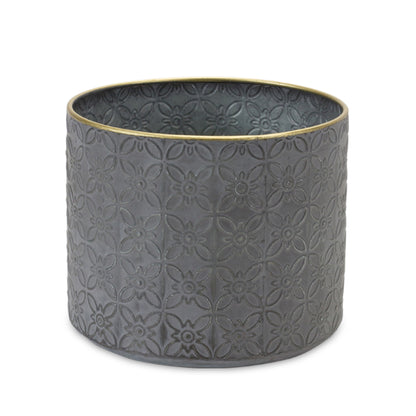 Ornate Geometric Metal Planter (Set of 4) alternate view 4