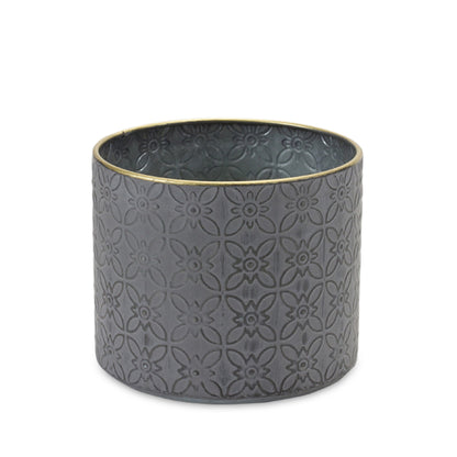Ornate Geometric Metal Planter (Set of 4) alternate view 5