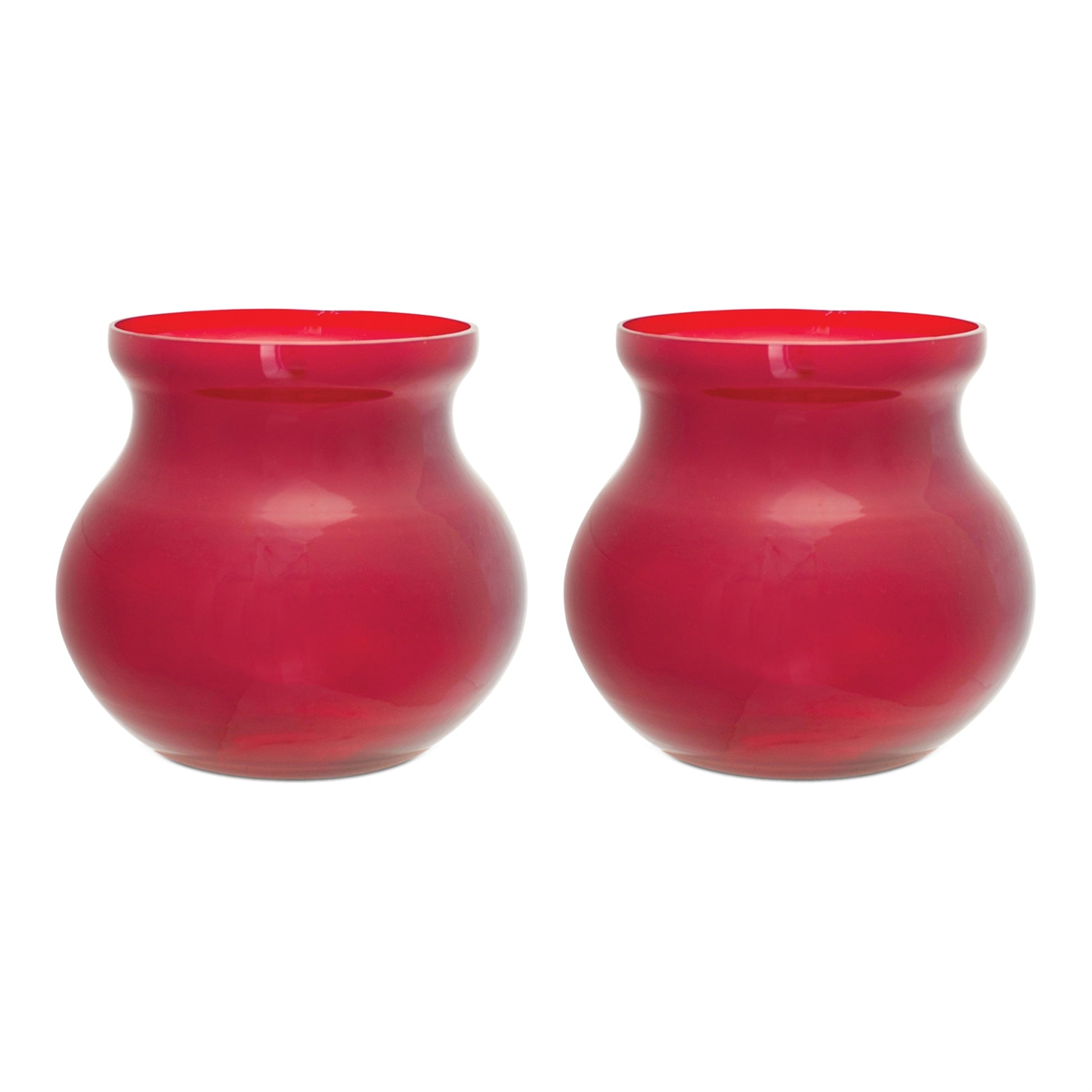 Red Glass Vase (Set of 2) alternate view 3