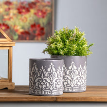 Ornate Metal Planter (Set of 2) alternate view 2