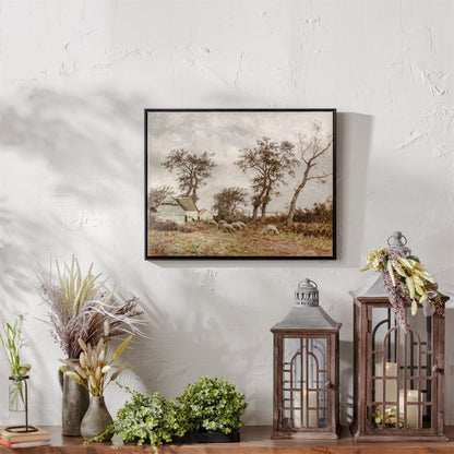 Framed Farm Canvas Wall Art 28"L alternate view 3