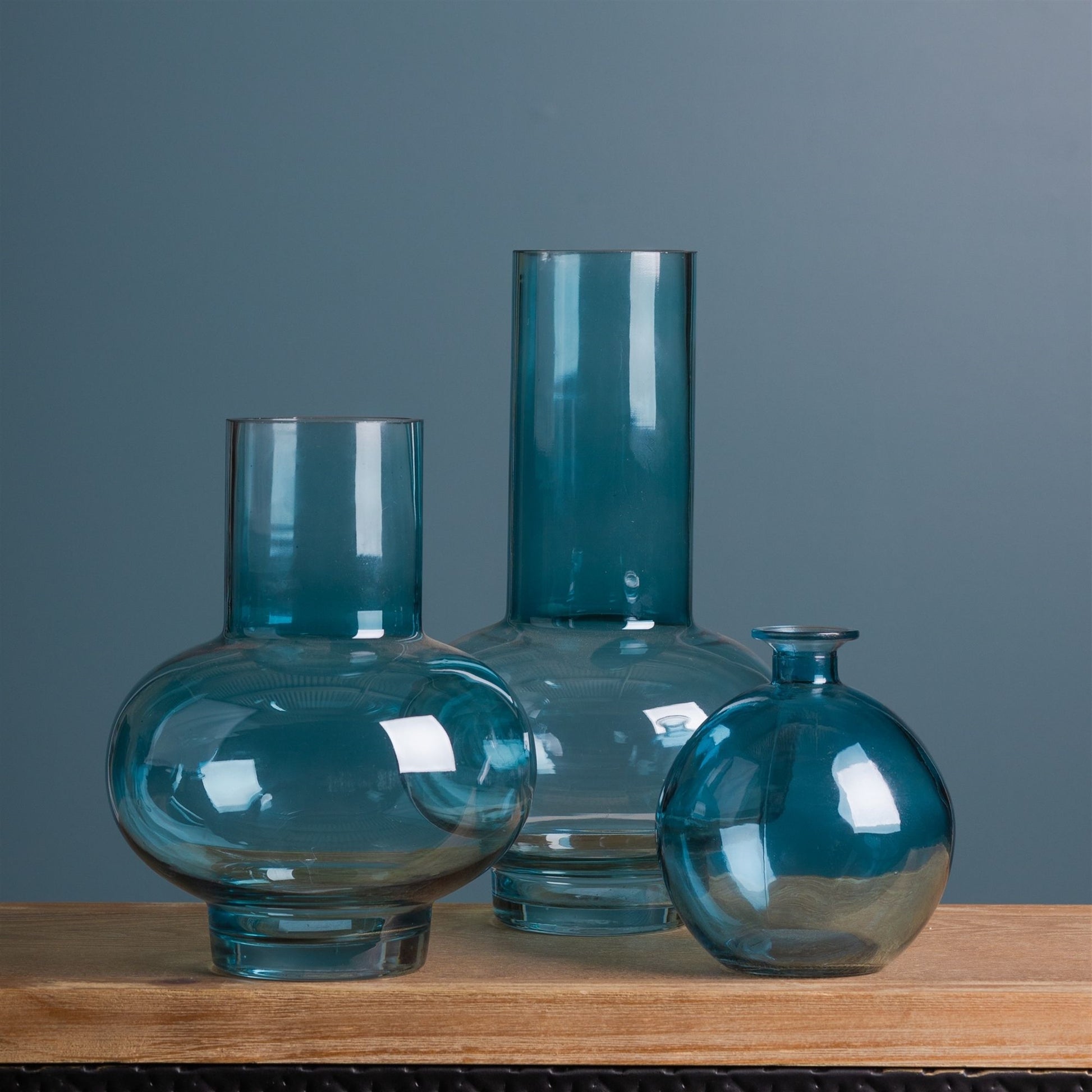 Blue Glass Vase (Set of 2) alternate view 2