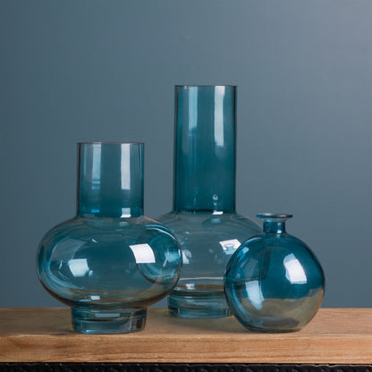 Blue Glass Vase (Set of 2) alternate view 2