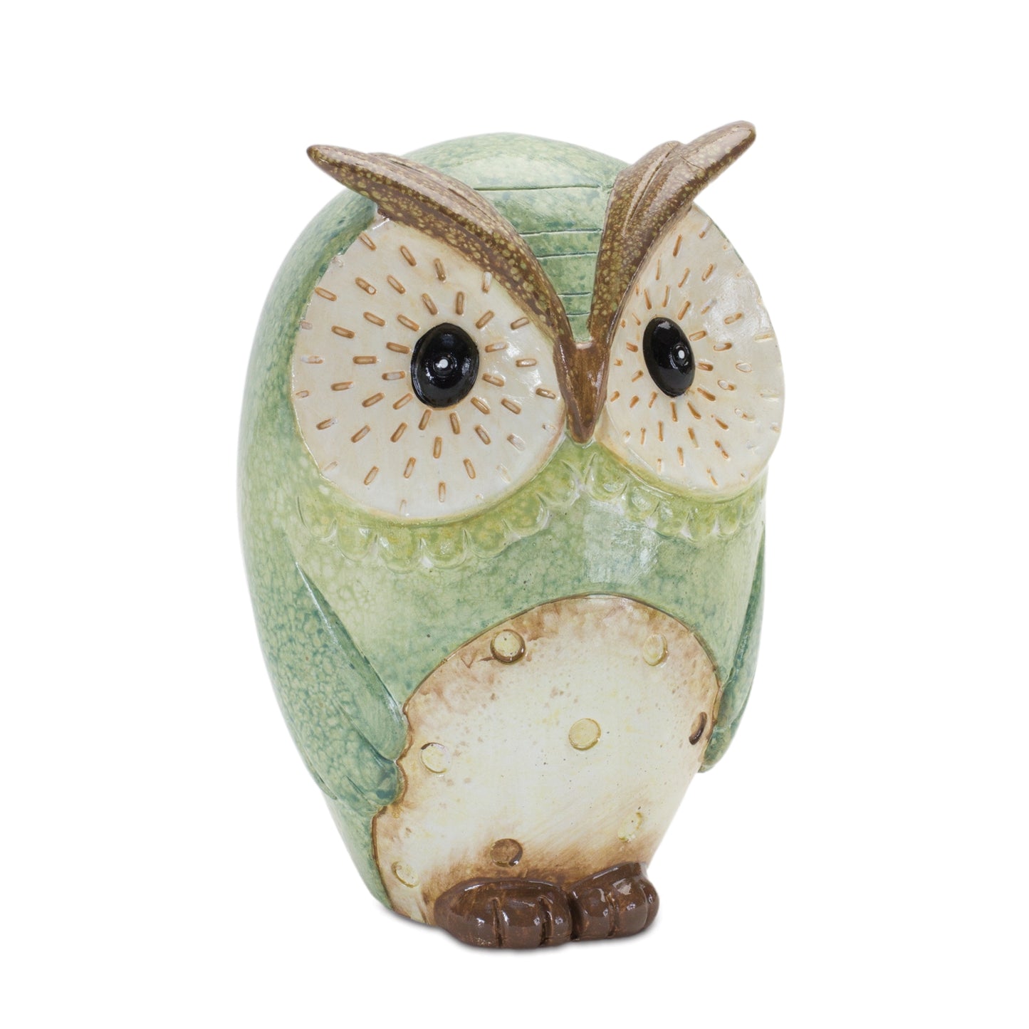 Terra Cotta Owl Figurine (Set of 3) alternate view 4