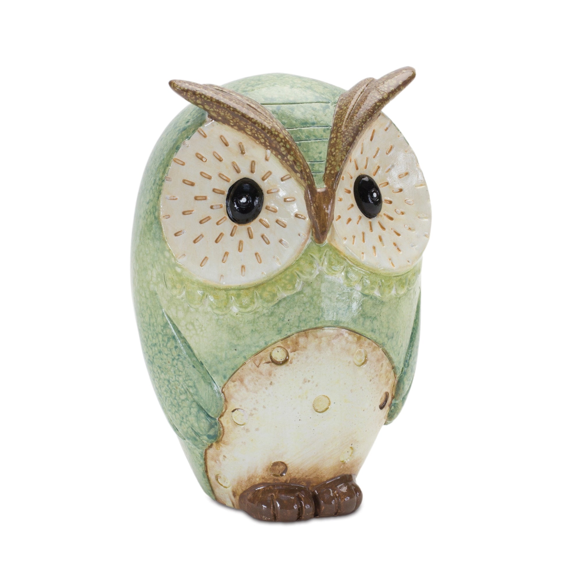 Terra Cotta Owl Figurine (Set of 3) alternate view 4